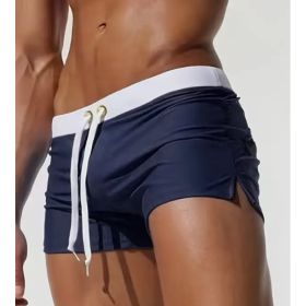 Men's Athletic Shorts (Option: Dark blue-M)