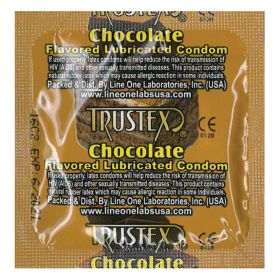 Trustex Flavo (Option: Red Condom Chocolate 1000 Piece Box)