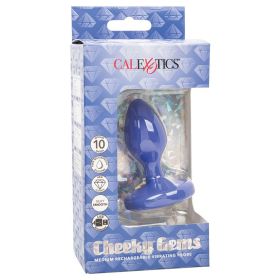 Cheeky Gems Rechargeable Vibrating Probe (Option: Blue Medium)