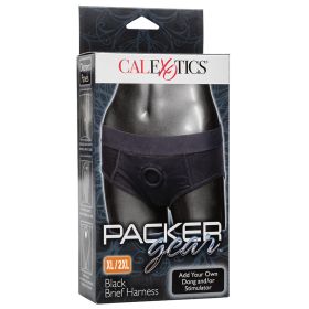 Packer Gear (Option: Black Brief Harness XL/2XL)