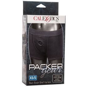 Packer Gear Boxer Brief Harness (Option: Black XS/S)