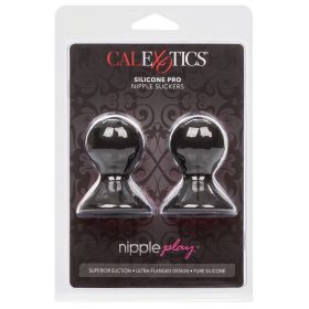 Nipple Play Silicone Pro Nipple Suckers (Option: Black)