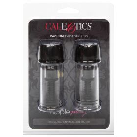 Nipple Play Vacuum Twist Suckers (Option: Black)