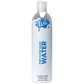 Wet Water Luxury Waterbased Lubricant (Option: 32oz)