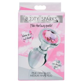 Booty Sparks (Option: PINK Gem Glass Anal Plug Medium)