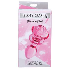 Booty Sparks (Option: PINK Rose Glass Anal Plug Medium)